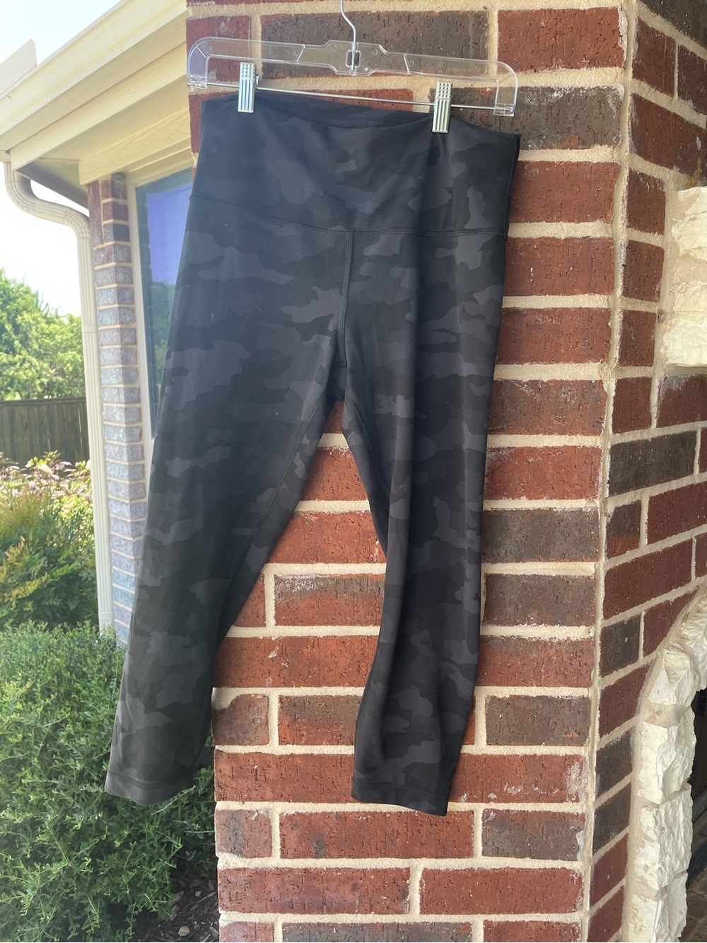Womens lululemon High-Waist Performance Leggings in Black Camo